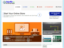 Tablet Screenshot of belajaroffice.com